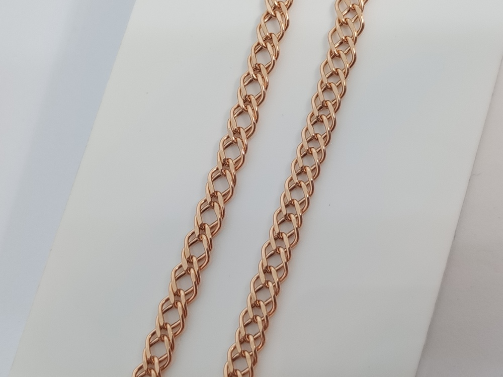 НЦ 12-076ПГ ЦЕПЬ ПУСТОТЕЛАЯ Ромб двойной (Au 585)