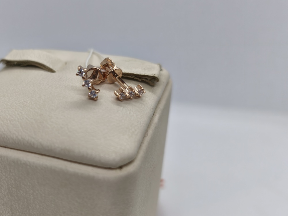 СЕРЬГИ ПУСЕТЫ (Au 375)