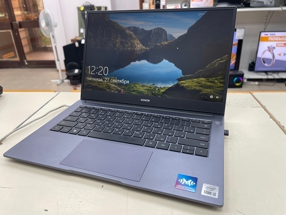Ноутбук Honor; Core i3-10110U, Intel UHD Graphics, 8 Гб, 240 Гб, Нет
