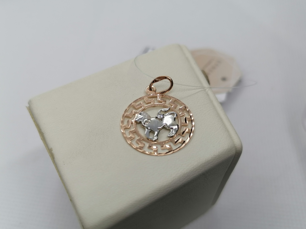 ПОДВЕСКА ЗНАК ЗОДИАКА ЛЕВ (Au 585)