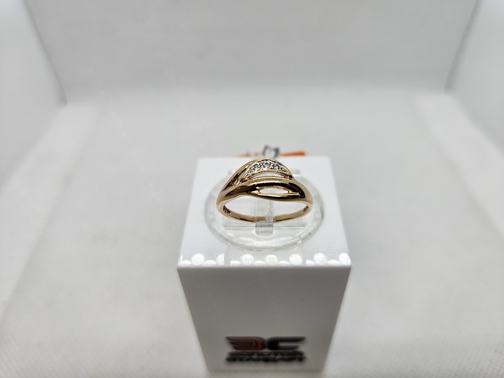 КОЛЬЦО С КАМНЯМИ (Au 585)