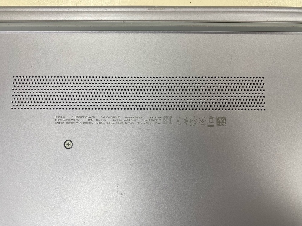 Ноутбук HP hp 250 g7; Core i5-1035G1, Intel UHD Graphics, 16 Гб, 512 GB, Нет