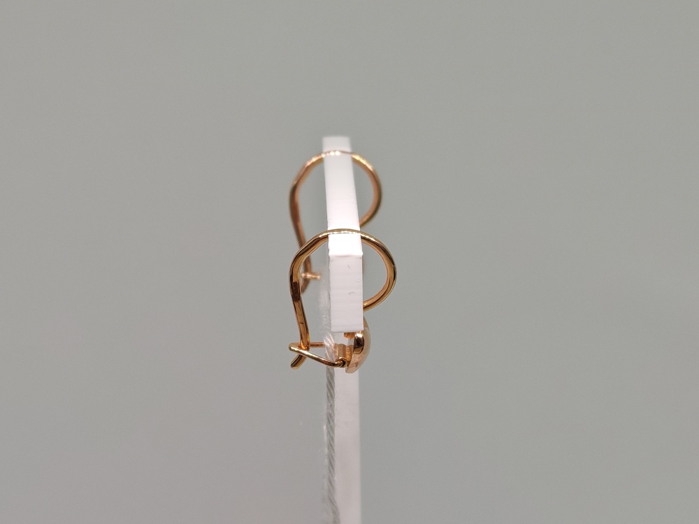 СБКМ585 СЕРЬГИ БЕЗ КАМНЯ (Au 585)