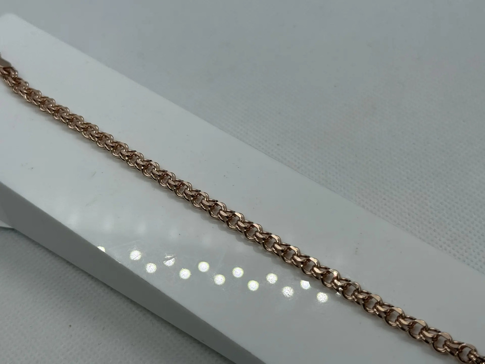 БРАСЛЕТ ПУСТОТЕЛЫЙ Бисмарк (Au 585)