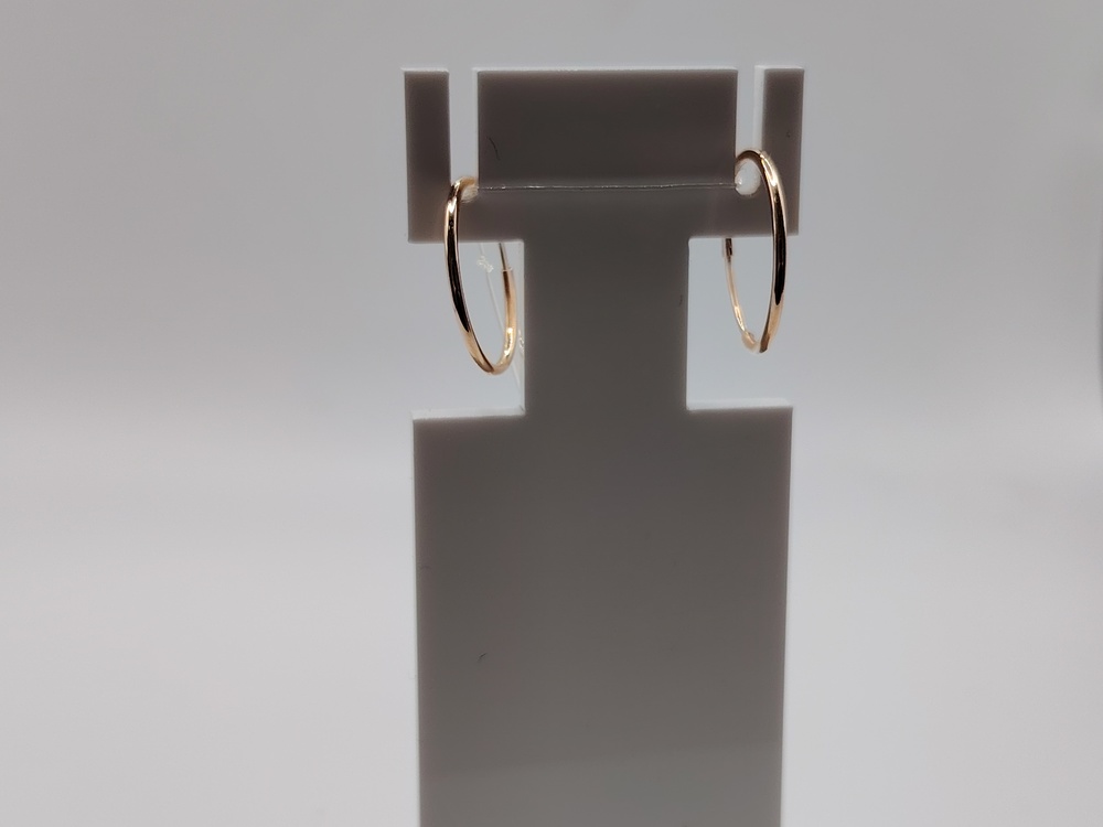 СЕРЬГИ КОНГО без камня (Au 585)