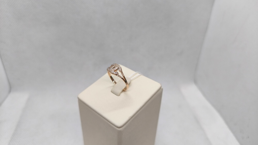 КОЛКМИ585 КОЛЬЦО С КАМНЯМИ (Au 585)