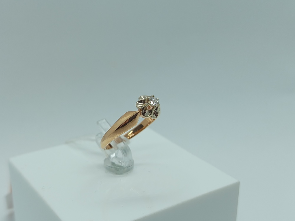 КОЛЬЦО БРИЛЛИАНТ Au 585