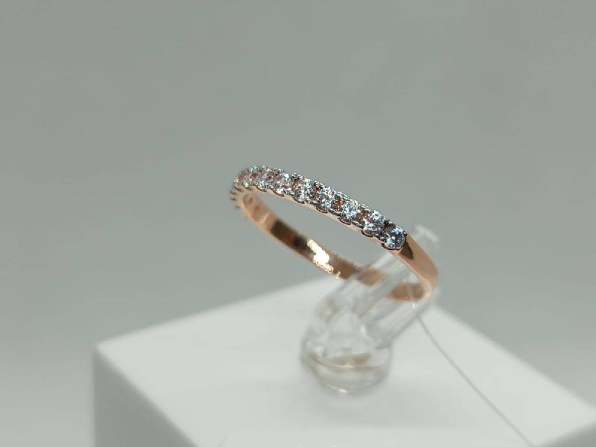 КОЛЬЦО С КАМНЯМИ (Au 585)