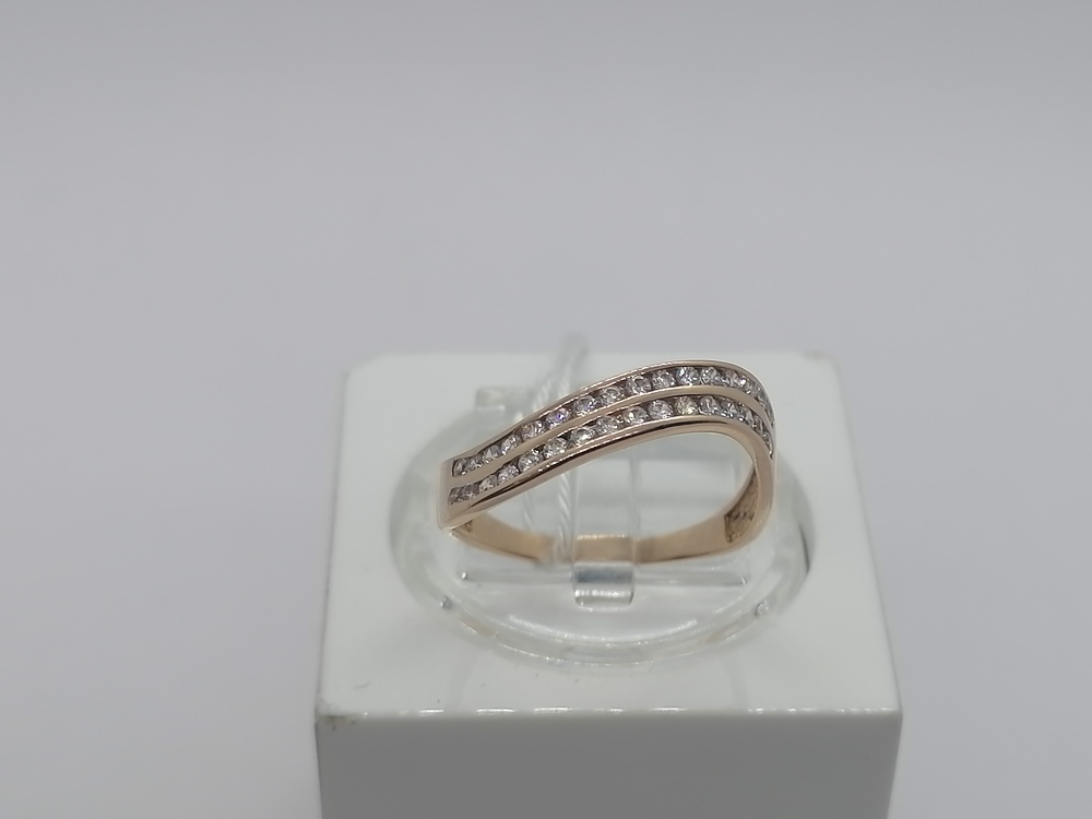 КОЛКМИ585 КОЛЬЦО С КАМНЯМИ (Au 585)