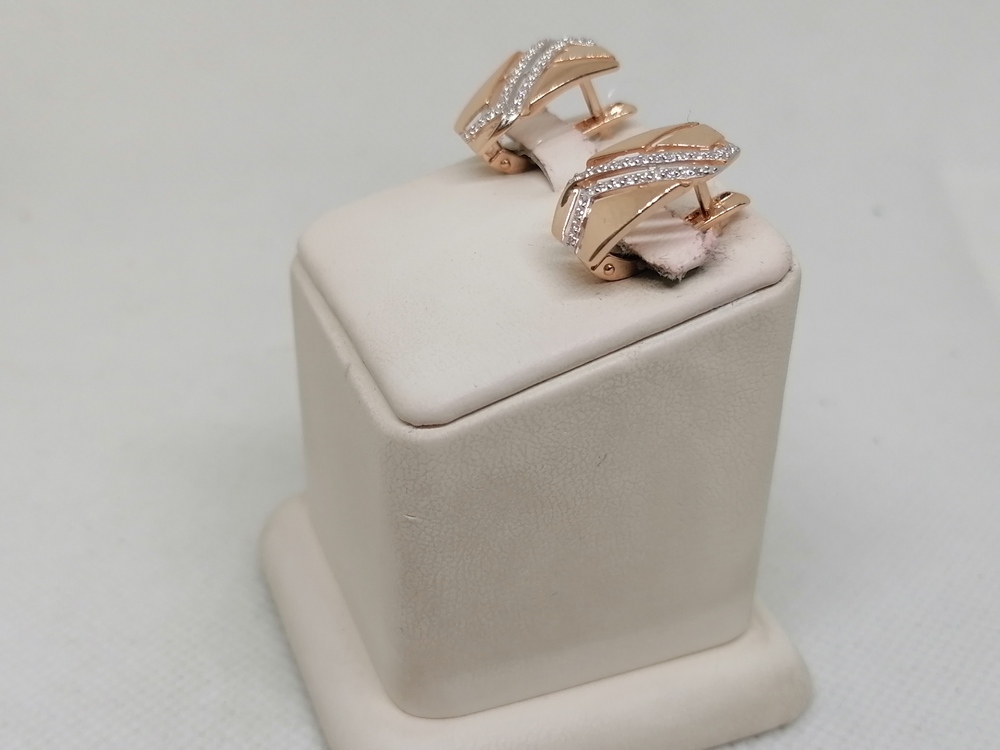 СЕРЬГИ С КАМНЯМИ (Au 585)