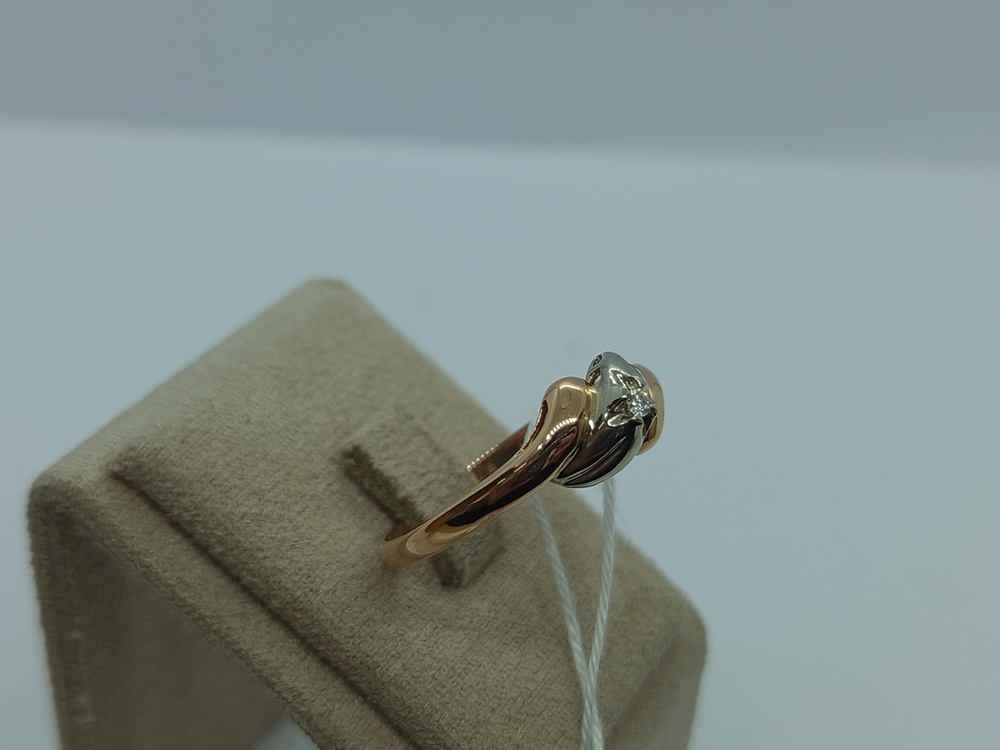 КОЛЬЦО БРИЛЛИАНТ Au 585