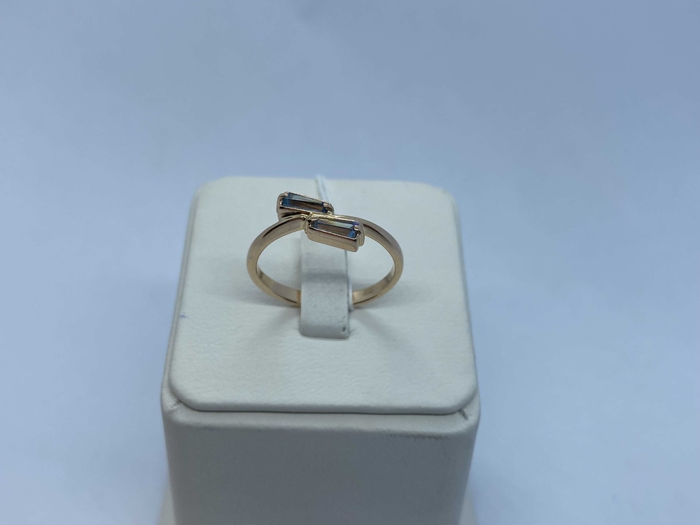 КОЛКМИ585 КОЛЬЦО С КАМНЯМИ (Au 585)