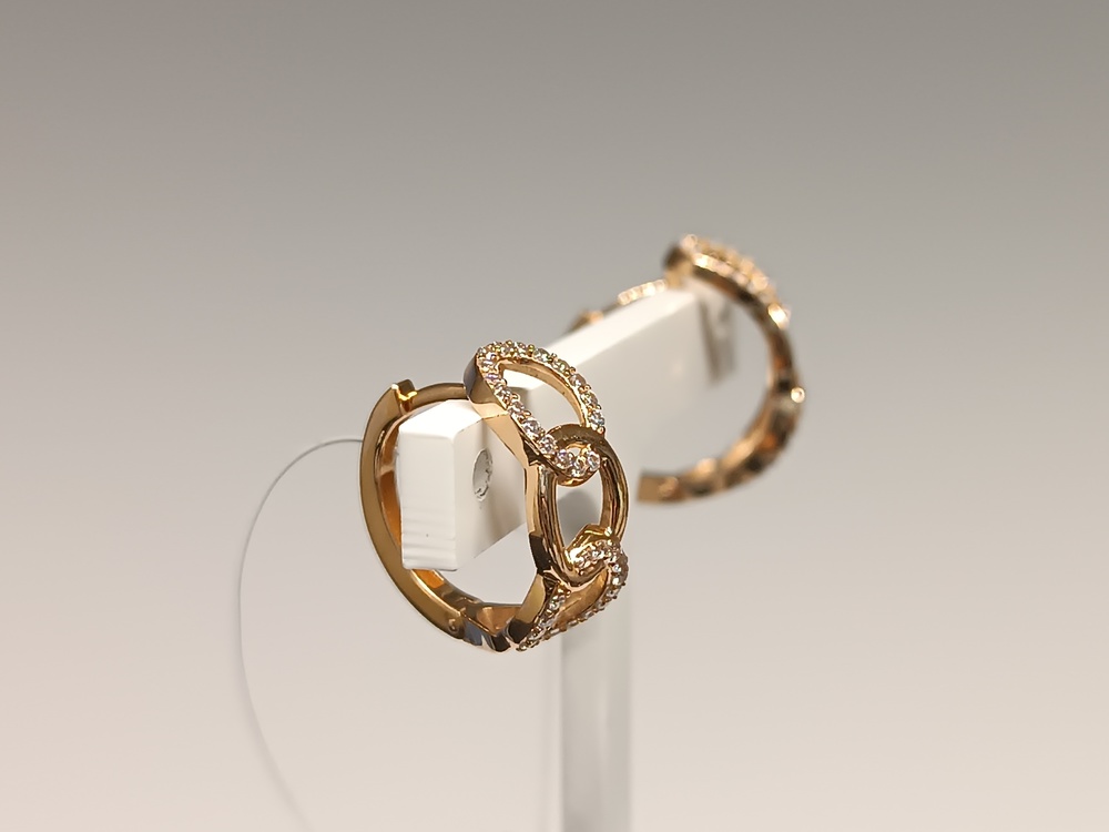 СЕРЬГИ С КАМНЯМИ (Au 585)