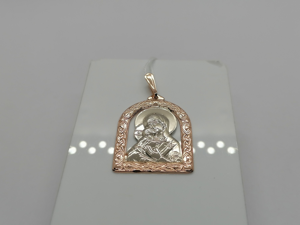 ПОДИБК585 ПОДВЕСКА ИКОНА БЕЗ КАМНЯ (Au 585)