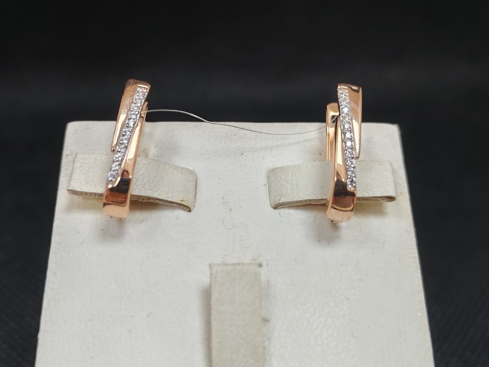 СЕРЬГИ С КАМНЯМИ (Au 585)