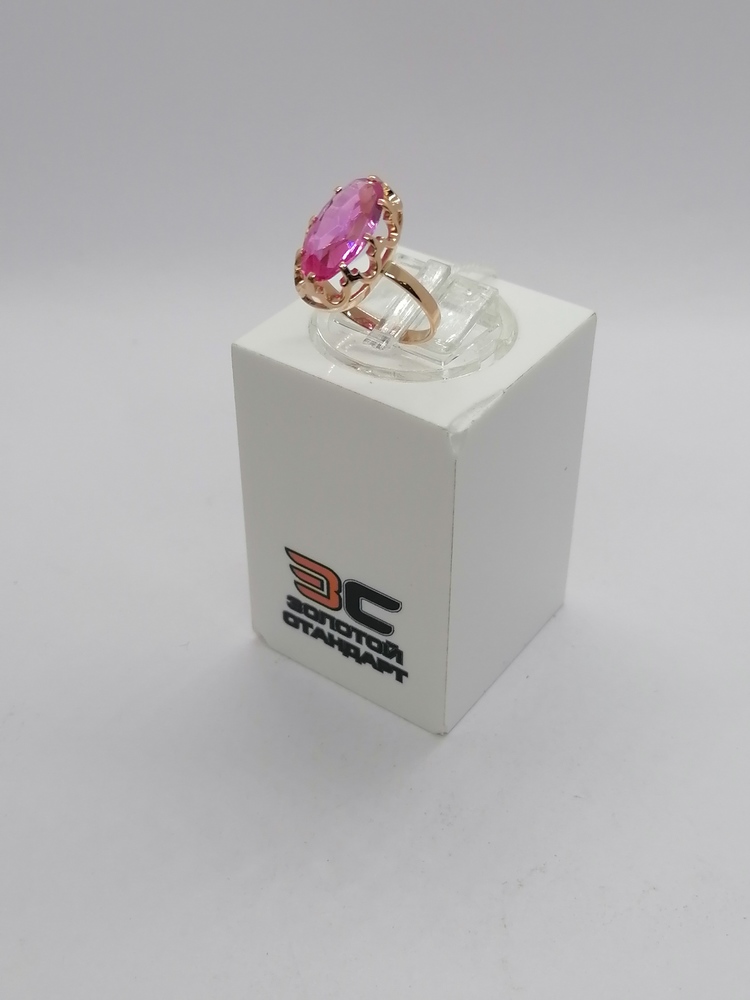 КОЛКМ583 КОЛЬЦО С КАМНЕМ (Au 583)