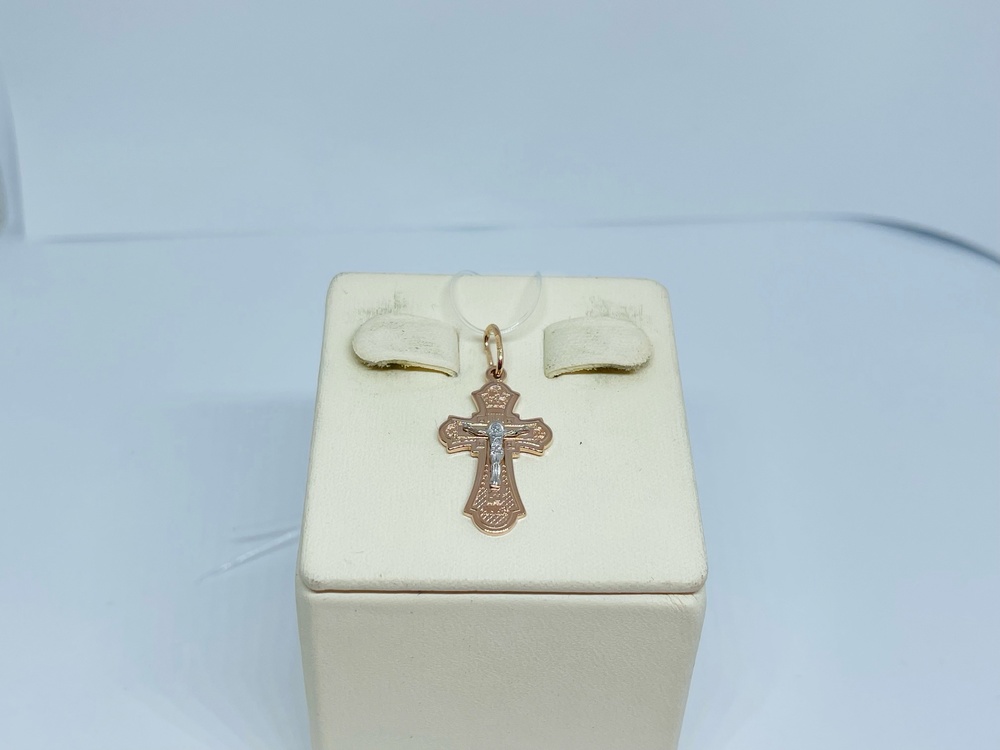 ПОДВЕСКА КРЕСТ (Au 585)