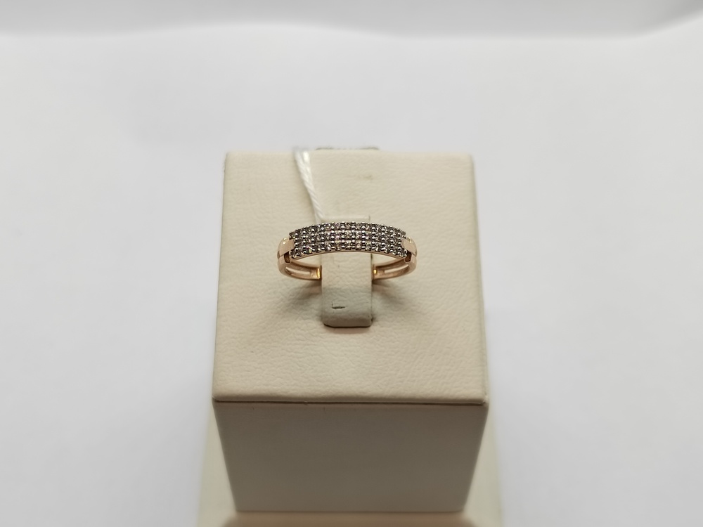 КОЛКМИ585 КОЛЬЦО С КАМНЯМИ (Au 585)