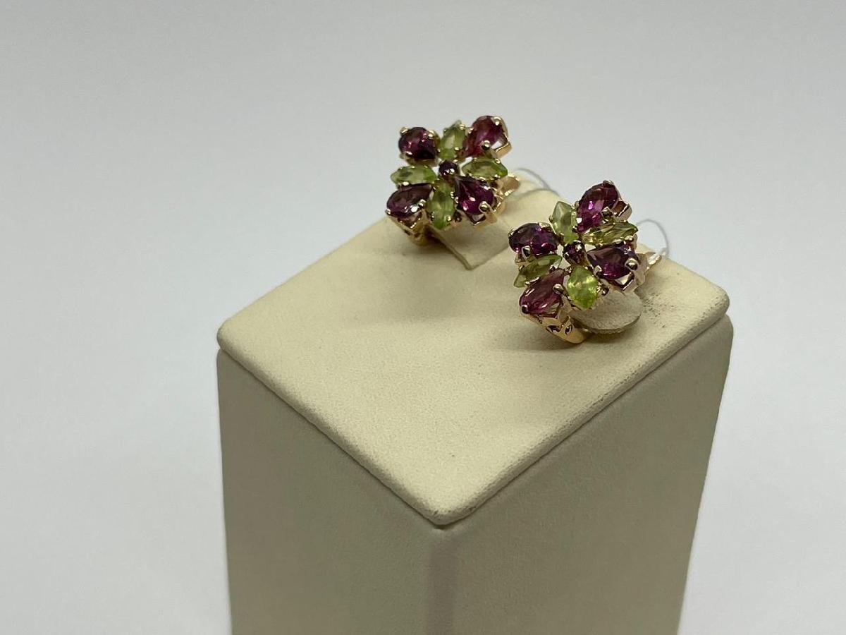 СЕРЬГИ С КАМНЯМИ (Au 585)