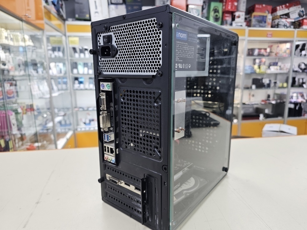 Системный блок Ginzzu; Core i3-6100, Radeon RX 550, 12 Гб, 128 Гб, 320 Гб