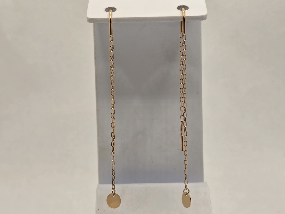 СЕРЬГИ ПРОДЕВКИ без камня (Au 585)