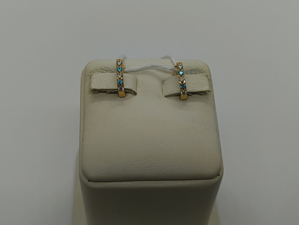 СЕРЬГИ С КАМНЯМИ (Au 585)