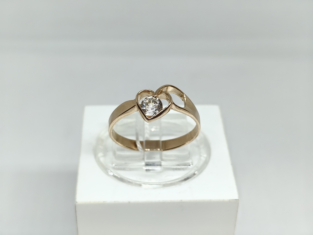 КОЛЬЦО С КАМНЕМ (Au 585)