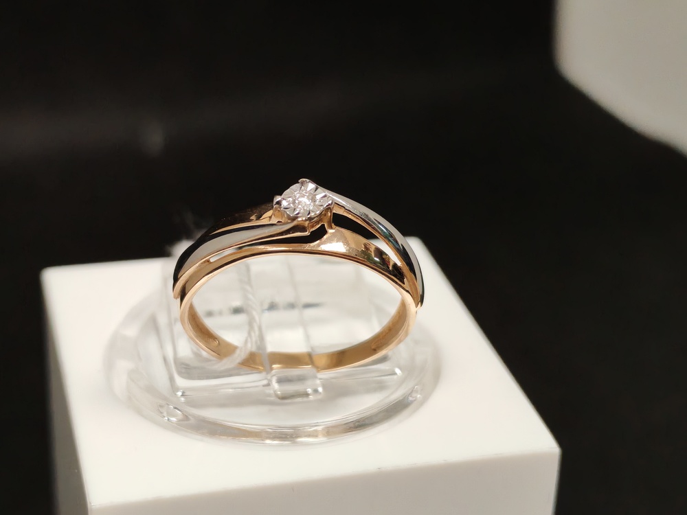 КОЛЬЦО БРИЛЛИАНТ Au 585