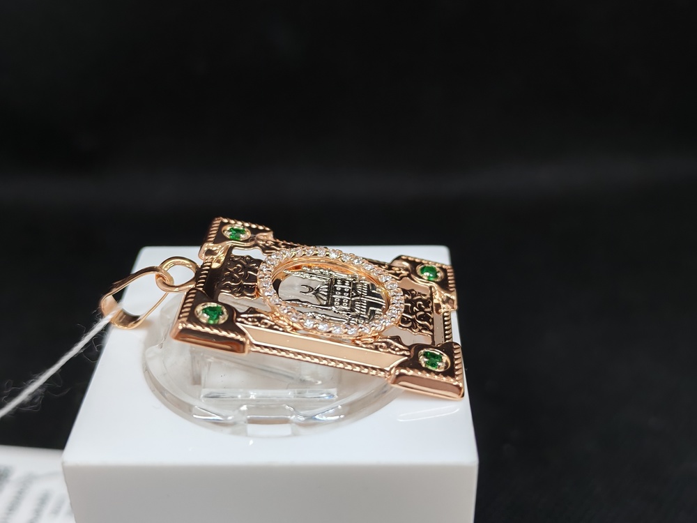 ПОДВЕСКА МЕЧЕТЬ с камнями (Au 585)