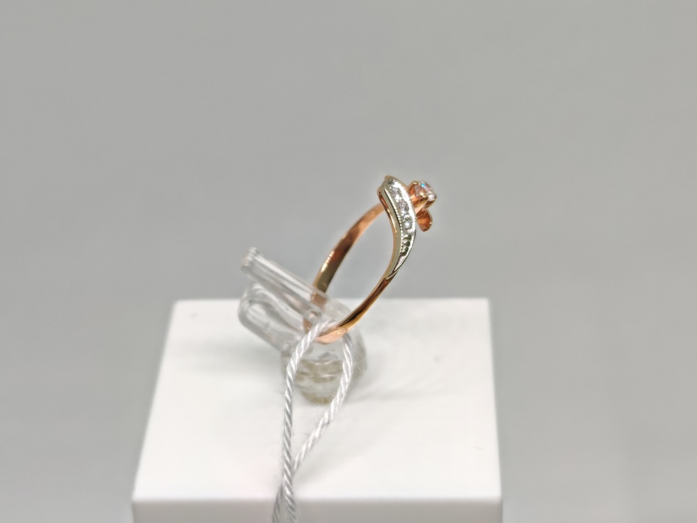 КОЛКМИ585 КОЛЬЦО С КАМНЯМИ (Au 585)