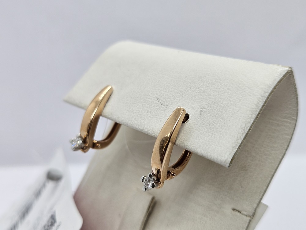 СЕРЬГИ БРИЛЛИАНТ (Au 585)