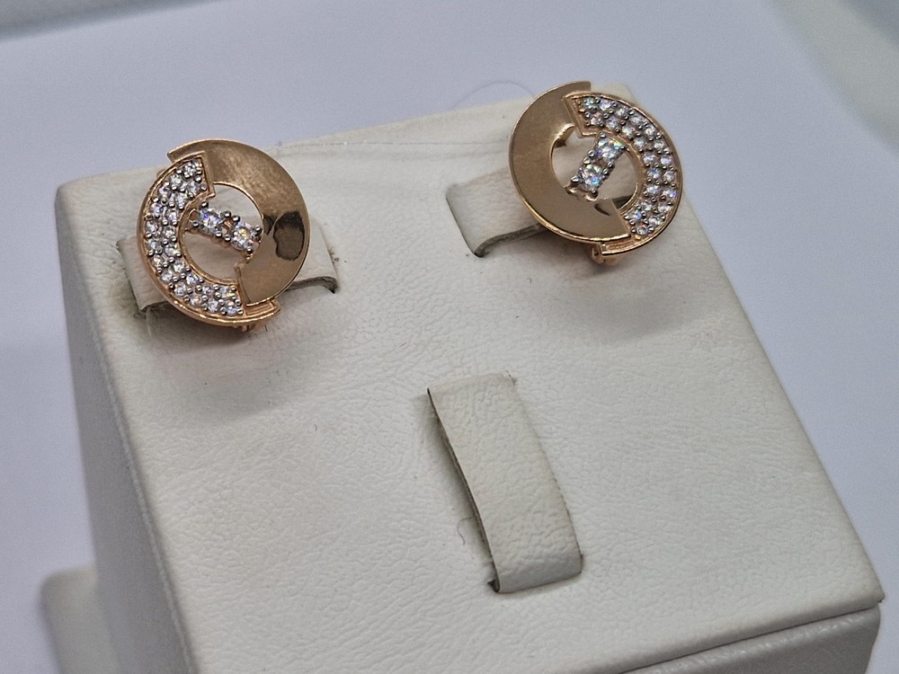 СЕРЬГИ С КАМНЯМИ (Au 585)