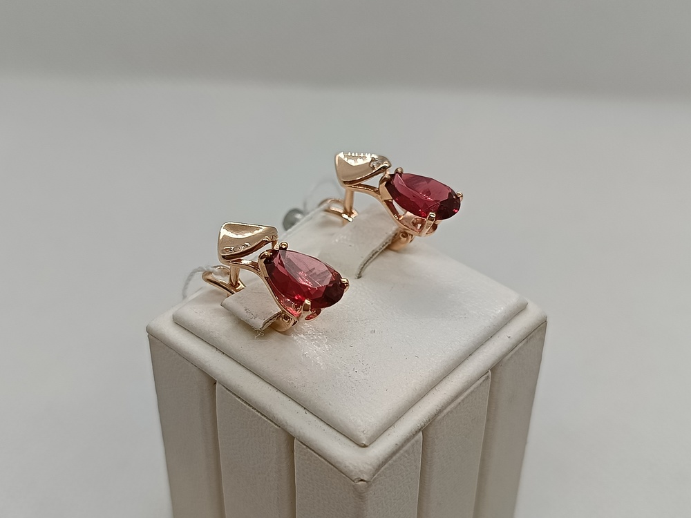 СЕРЬГИ С КАМНЯМИ (Au 585)