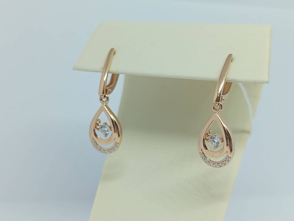 СКМИ585 СЕРЬГИ С КАМНЯМИ (Au 585) СКМИ585 СЕРЬГИ С КАМНЯМИ (Au 585)
