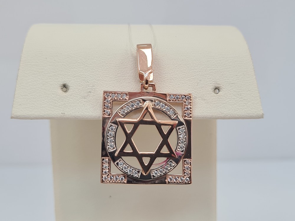 ПОДВЕСКА С КАМНЯМИ (Au 585)