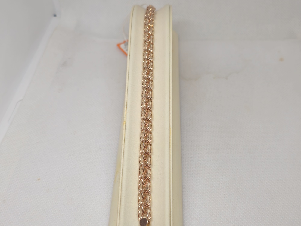 БЛБ585 БРАСЛЕТ ПОЛНОВЕСНЫЙ Бисмарк (Au 585)