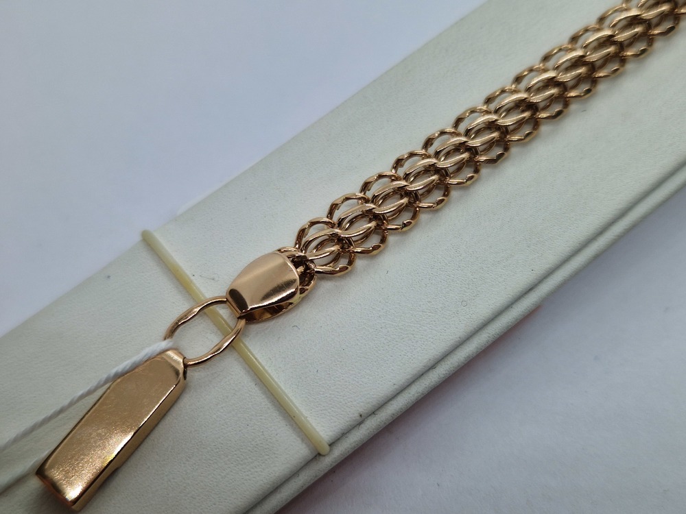 БРАСЛЕТ ПОЛНОВЕСНЫЙ Итальянка Au 585