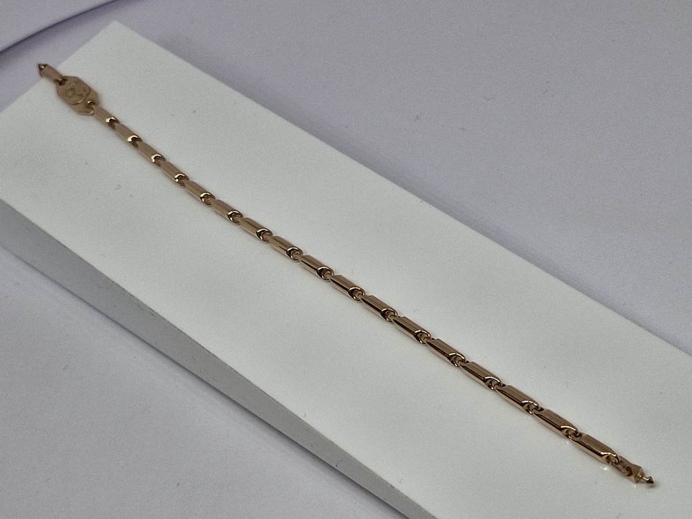 БРАСЛЕТ ПУСТОТЕЛЫЙ Фантазия (Au 585)