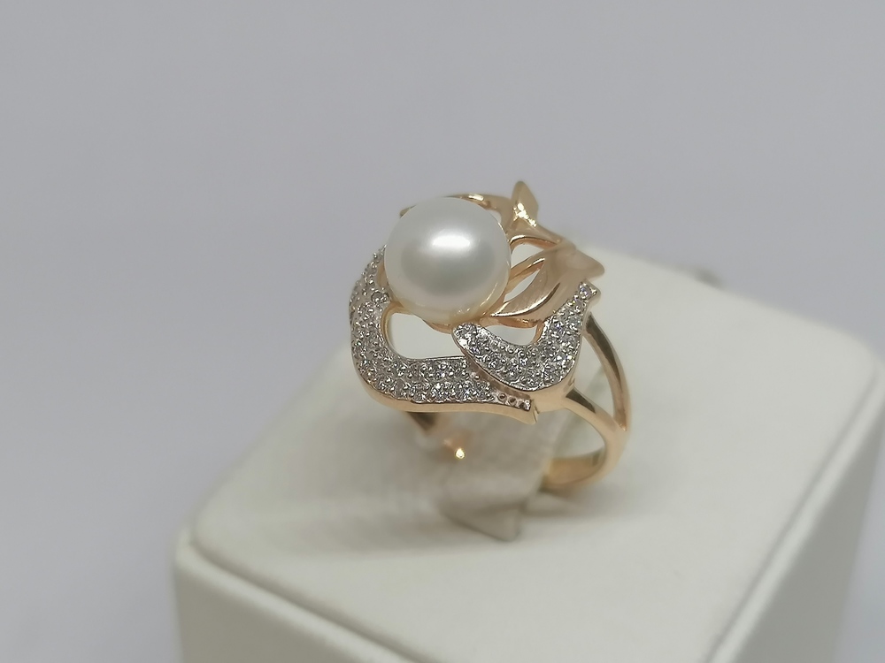 КОЛКМИ585 КОЛЬЦО С КАМНЯМИ (Au 585)