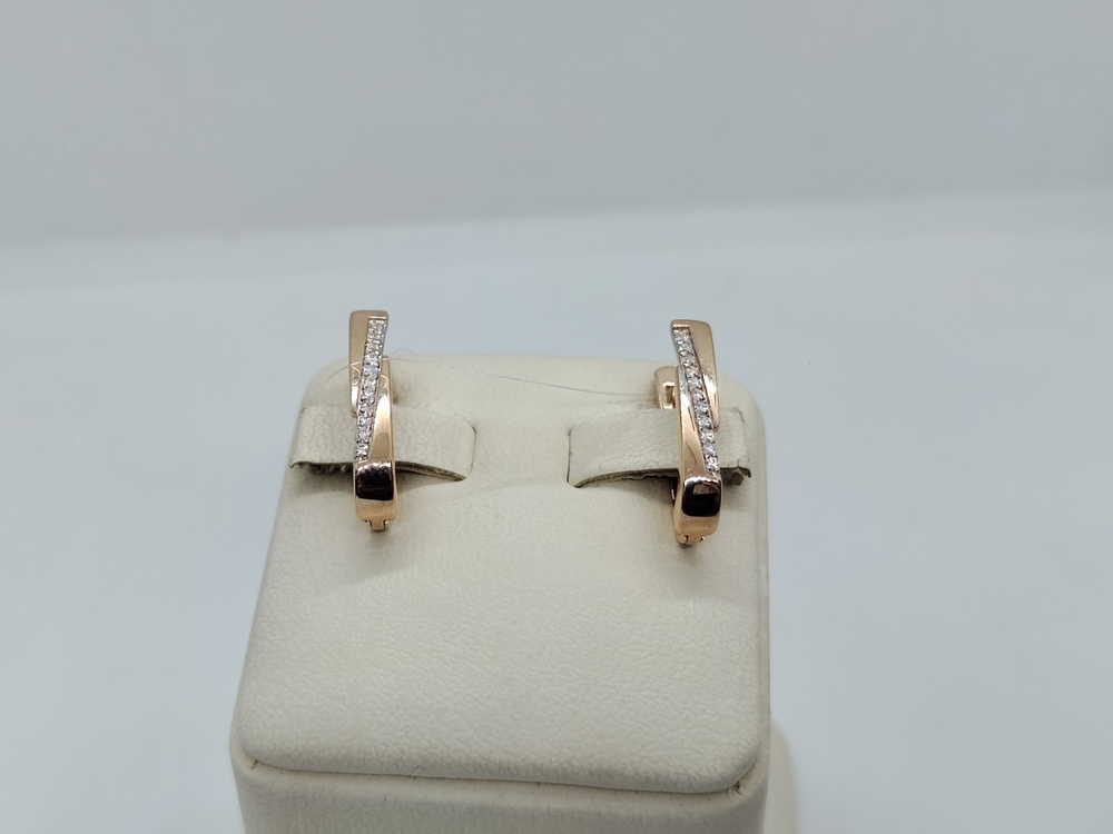 СЕРЬГИ С КАМНЯМИ (Au 585)