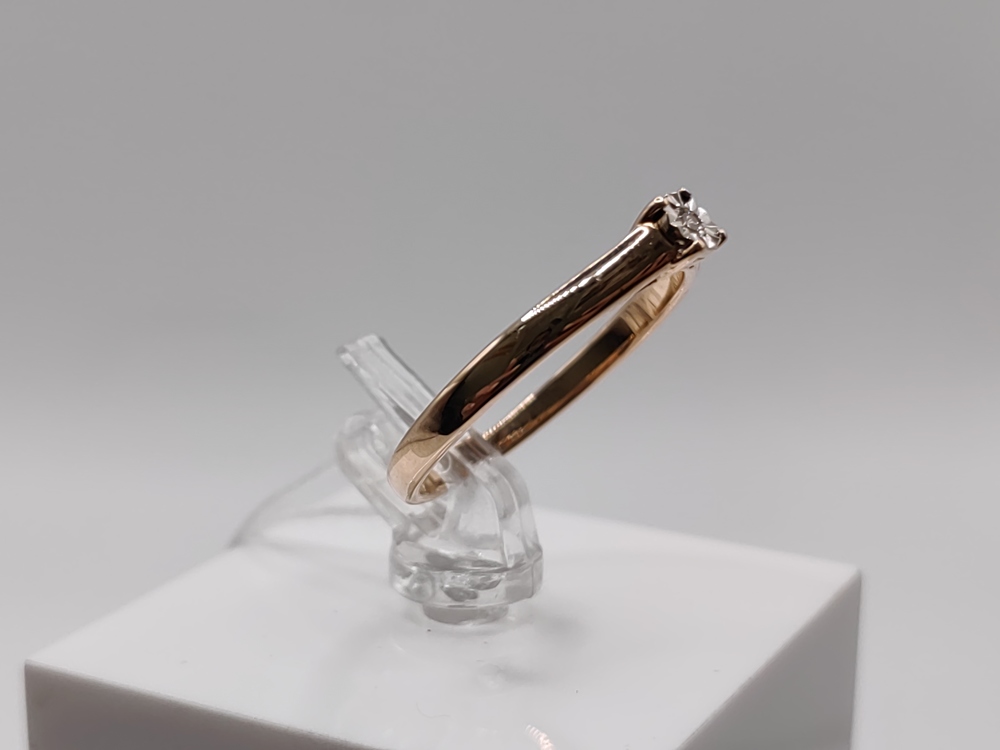 КОЛЬЦО БРИЛЛИАНТ Au 585