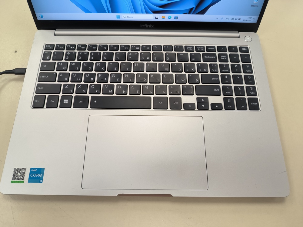 Ноутбук Infinix; Core i3-1215U, Intel UHD Graphics, 8 Гб, 512 GB, Нет