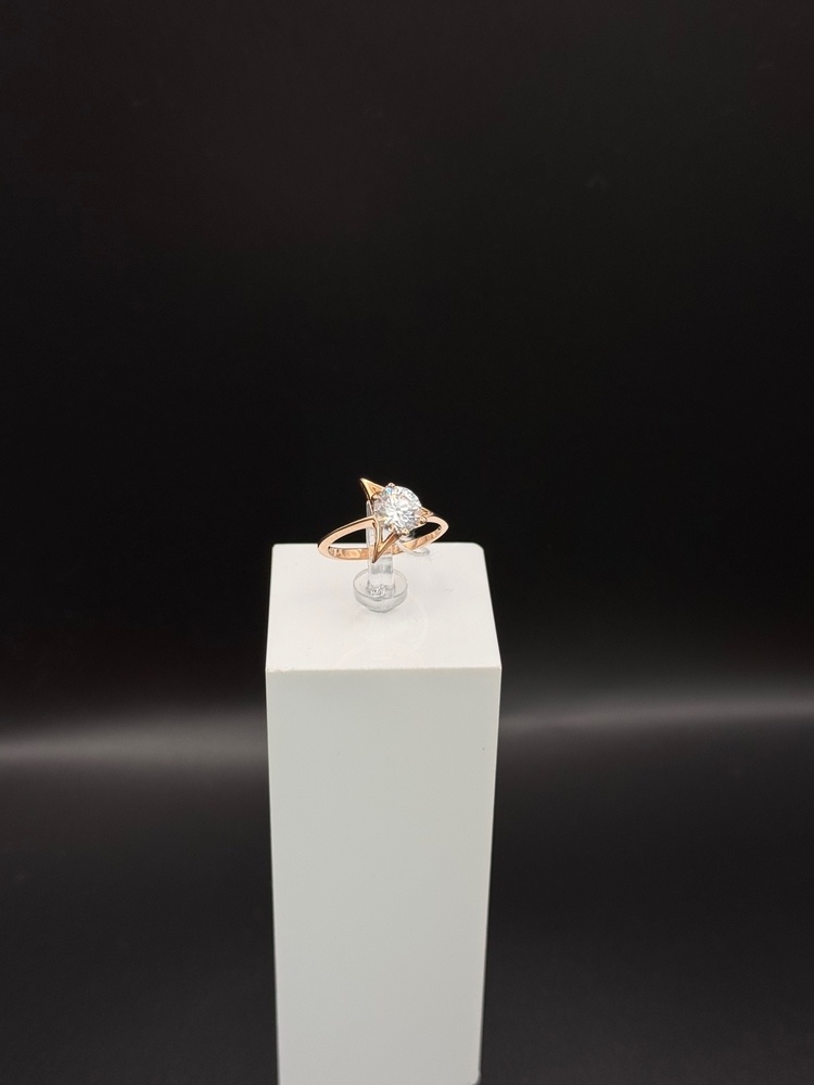 КОЛКМ585 КОЛЬЦО С КАМНЕМ (Au 585)