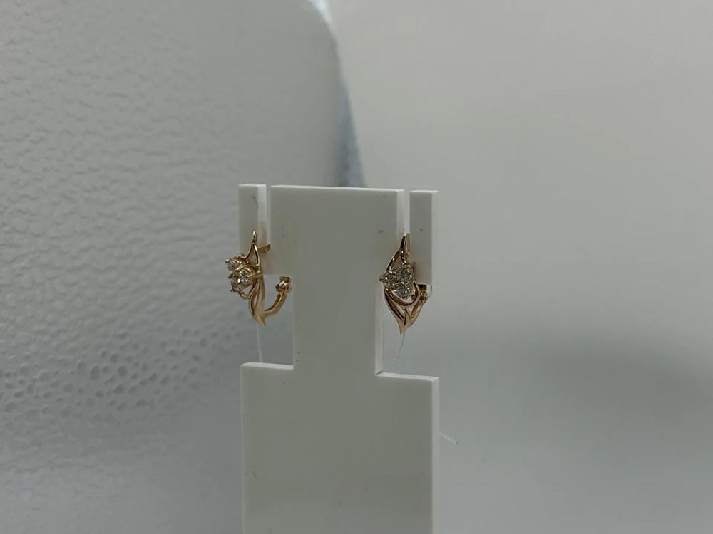 СЕРЬГИ С КАМНЯМИ (Au 585)