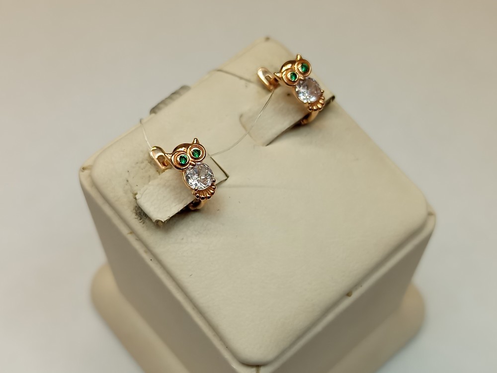 СЕРЬГИ С КАМНЯМИ (Au 585)