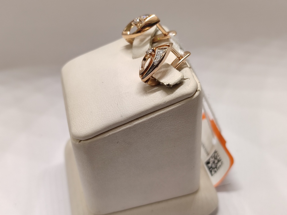 СЕРЬГИ С КАМНЯМИ (Au 585)