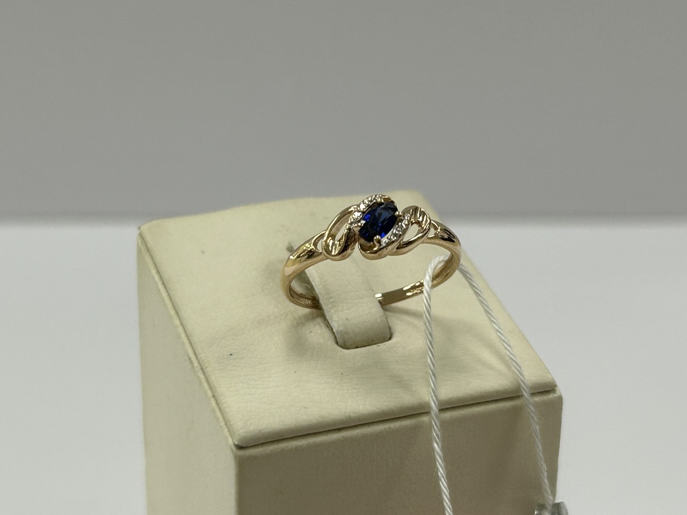 КОЛКМИ585 КОЛЬЦО С КАМНЯМИ (Au 585)