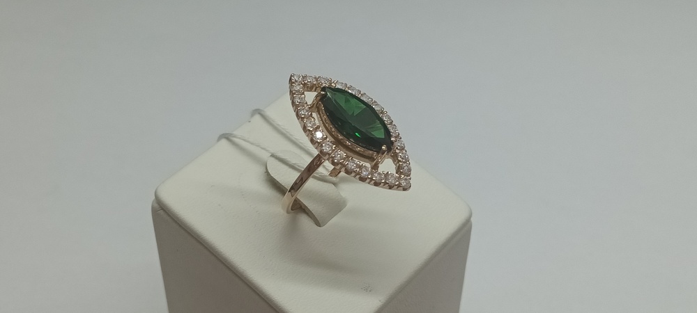 КОЛКМИ585 КОЛЬЦО С КАМНЯМИ (Au 585)