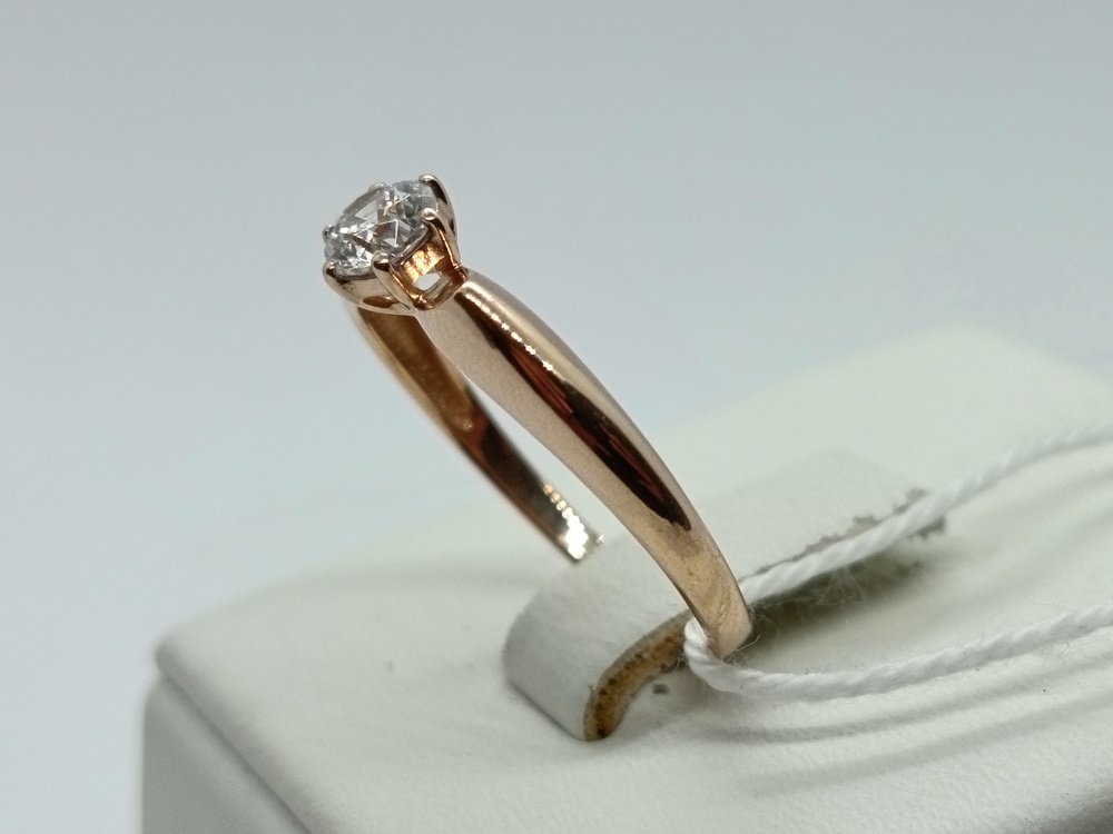 КОЛЬЦО С КАМНЕМ (Au 585)