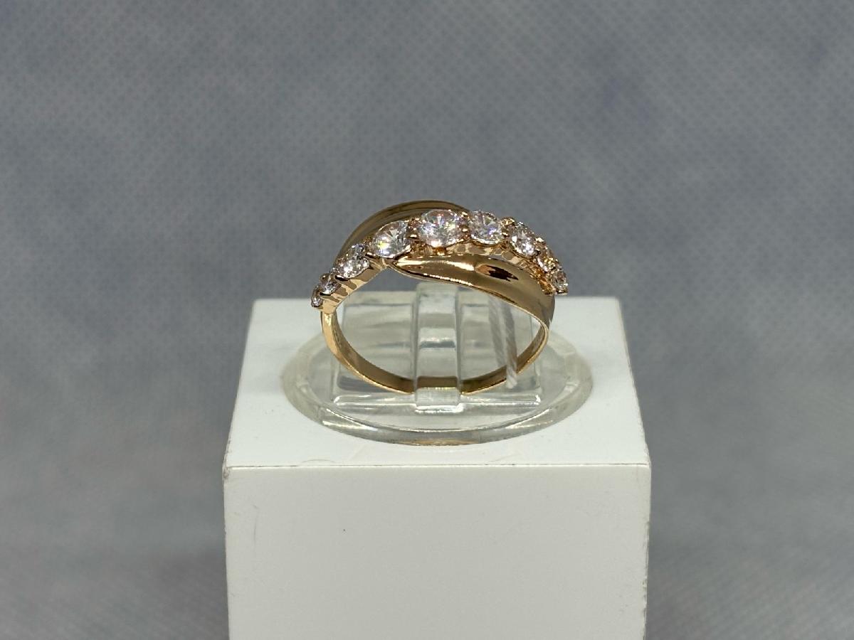 КОЛКМИ585 КОЛЬЦО С КАМНЯМИ (Au 585)